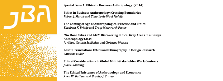					View 2014: Special Issue 1: Ethics in Business Anthropology
				