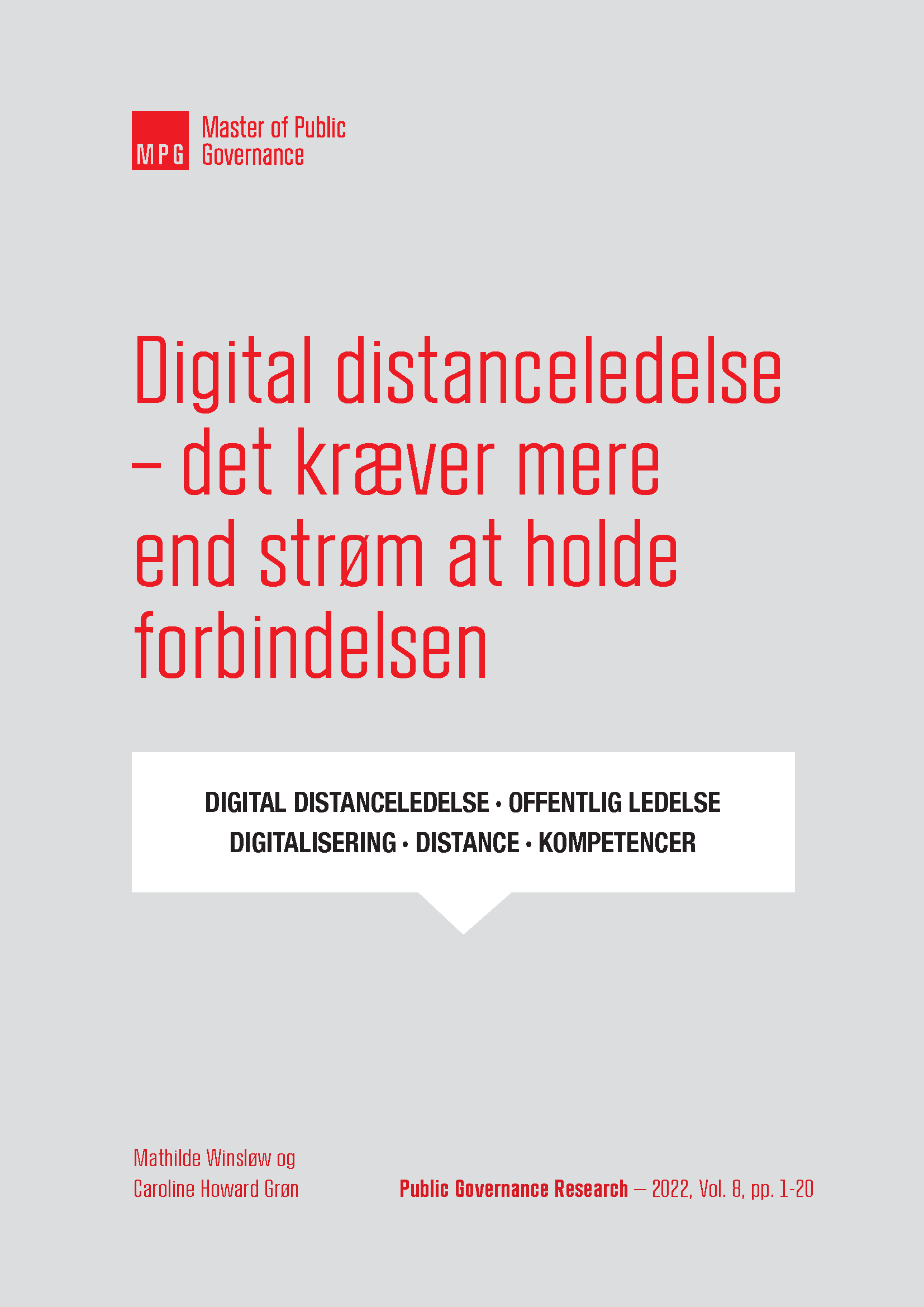 Digital distanceledelse – det kræver mere end strøm at holde forbindelsen